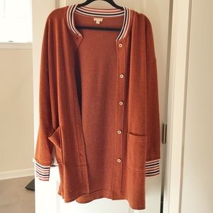 ROOLEE Autumn Stripe Long Cardigan, M